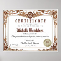 Classic Professional fake diploma certificate