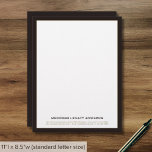 Classic Professional Letterhead<br><div class="desc">Project a polished image with our classic professional letterhead. Ideal for any business communication,  it sets the standard for quality and professionalism in your correspondence.</div>
