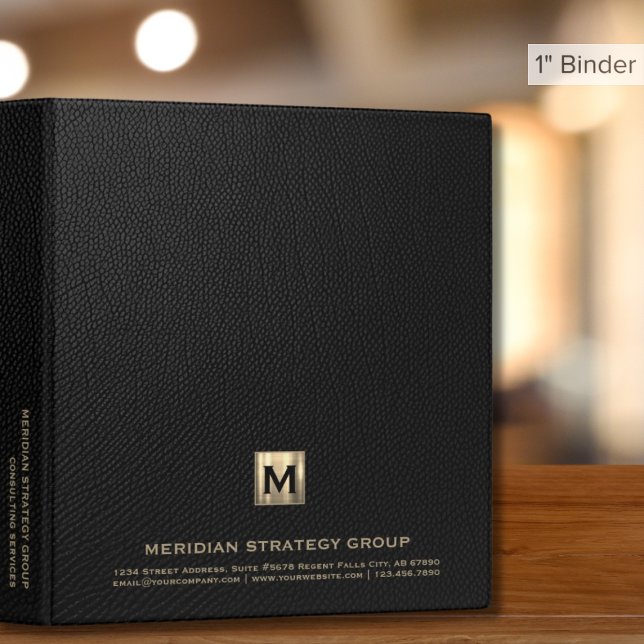Classic Professional Monogram 3 Ring Binder (Creator Uploaded)