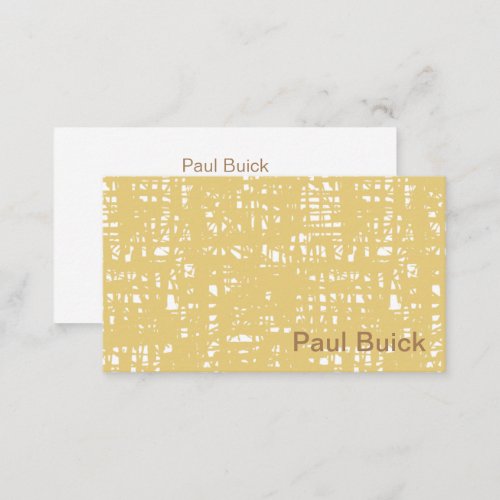 Classic Professional Sepia Pattern Business Card