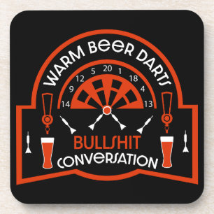 Classic Pub Darts Beverage Coaster