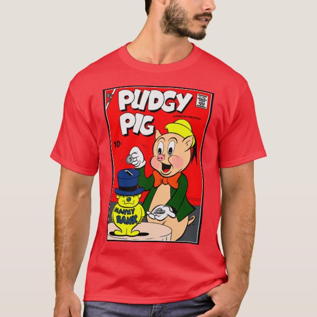 Classic Pudgy Pig T-Shirt (Front)