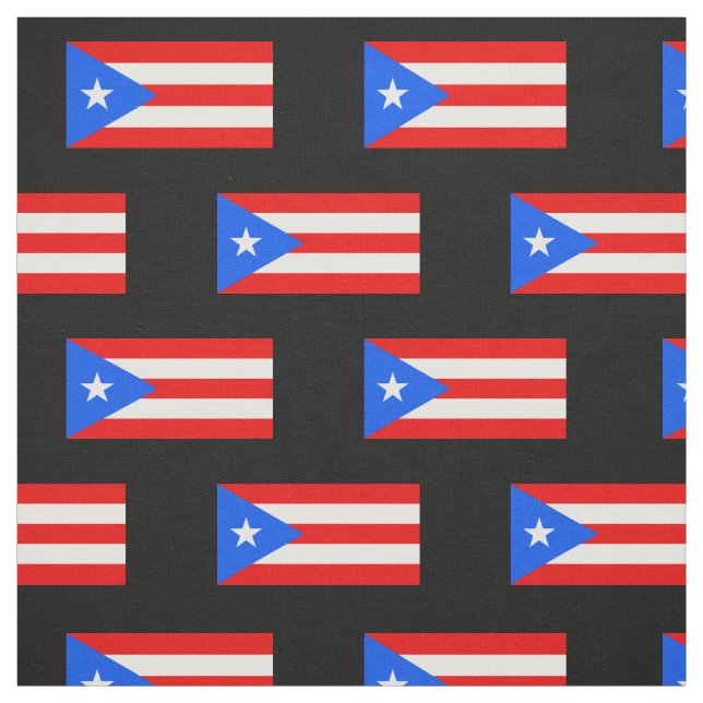 Classic Puerto Rican Flag Fabric (Swatch)