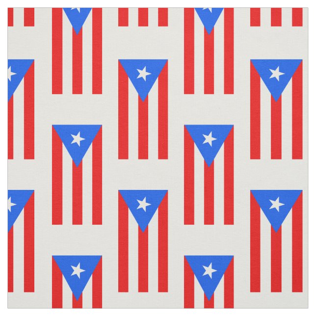 Classic Puerto Rican Flag Fabric (Swatch)