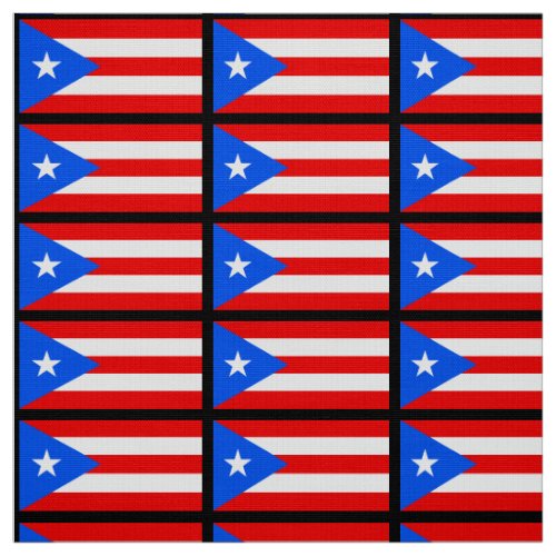 Classic Puerto Rican Flag Fabric