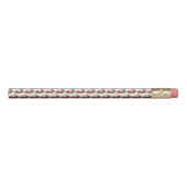 Classic Pumpkin Pie Slice Thanksgiving Dinner Food Pencil (Front)