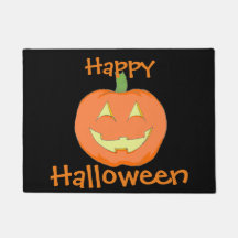 Classic Pumpkin Welcome Mat