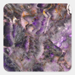 Classic purple granite purple stone purple marble square sticker