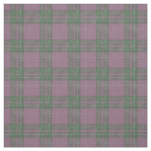 Classic Purple Green Tartan Fabric