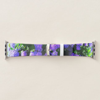 Classic Purple Realistic Hydrangea Apple Watch Band