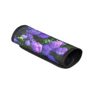 Classic Purple Realistic Hydrangea Luggage Wrap