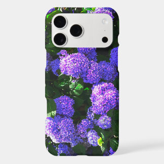 Classic Purple Realistic Hydrangea Phone iPad case