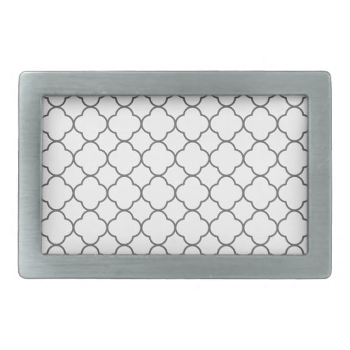 Classic Quatrefoil Pattern Belt Buckle