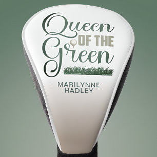 Classic Queen Of The Green Golf Head Cover