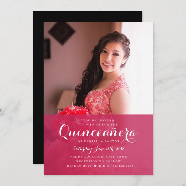 Classic Quince Invitation (Front/Back)