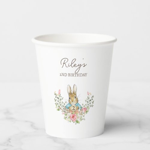 Classic Rabbit Birthday Paper Cups