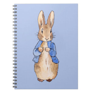 Classic Rabbit in blue jacket Notebook