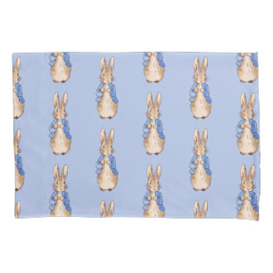 Classic Rabbit in blue jacket Pillow Case
