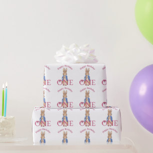 Classic Rabbit in blue jacket Wrapping Paper