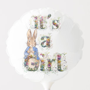 Classic Rabbit It's a Girl Balloon