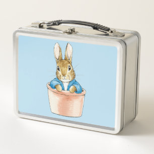 Classic rabbit metal lunch box