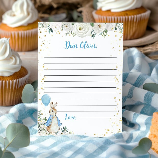Classic Rabbit Time Capsule Note Message Card (Creator Uploaded)