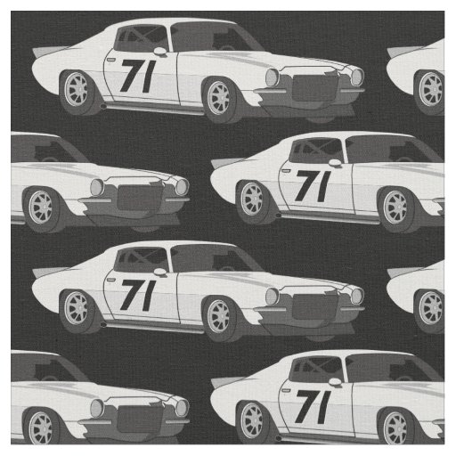 Classic Race Car Fabric
