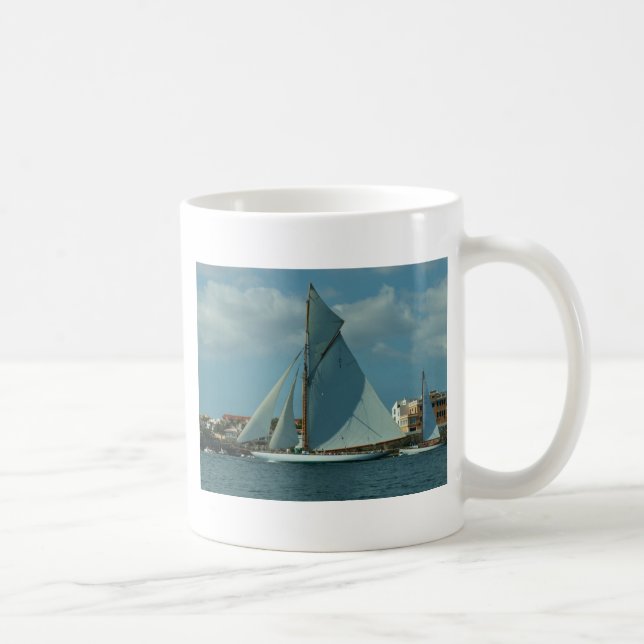Classic Racing Yacht Coffee Mug (Right)