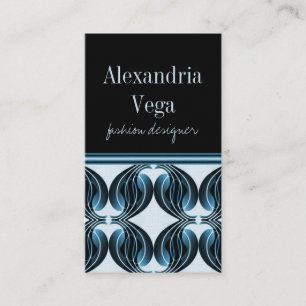 Classic Radiance Business Card, Ocean Blue Card