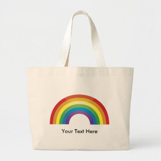 Classic Rainbow Totes- Custom, Personalized Large Tote Bag