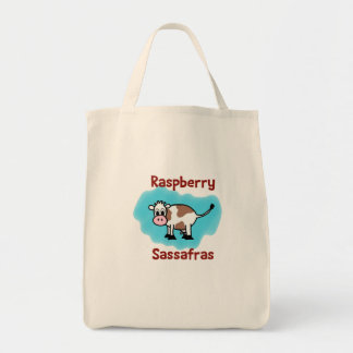 Classic Raspberry Sassafras Tote Bag