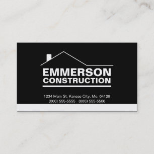 Classic Realtor-Construction-Handyman 2d Business Card