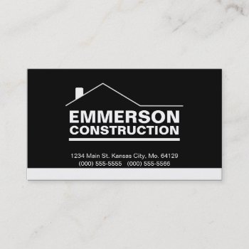 Classic Realtor-construction-handyman 2d Business Card by pixelholicBC at Zazzle