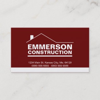Classic Realtor-construction-handyman 2g Business Card by pixelholicBC at Zazzle