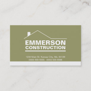 Classic Realtor-Construction-Handyman 2h Business Card