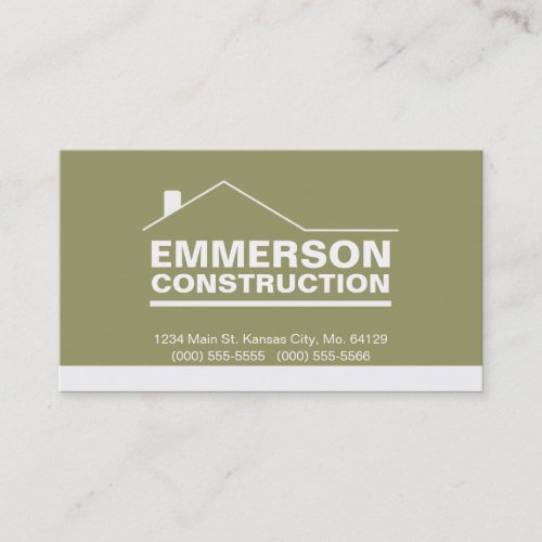 Classic Realtor_Construction_Handyman 2h Business Card