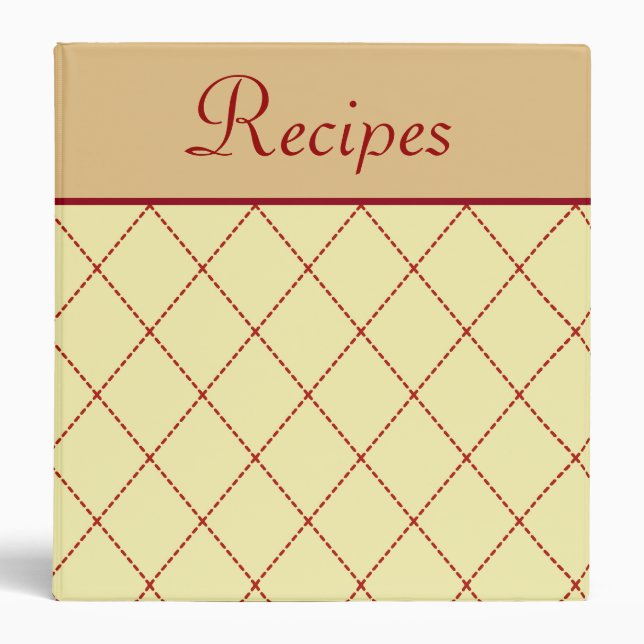 Classic Recipe Binder (Front)