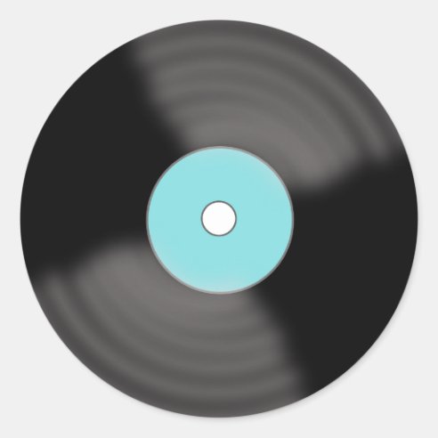 Record Stickers | Zazzle