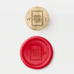 Classic Rectangle Double Happiness Chinese Wedding Wax Seal Stamp<br><div class="desc">Classic Double Lined Frame Rectangle Double Happiness With Double Monograms, Chinese Wedding Wax Seal Stamp / Envelope Seal. Classic minimalist double happiness symbol design in simple chinese character writing with the couple's initials. A stylish and classy asian / oriental themed wedding design for the modern chinese couple. The double happiness...</div>