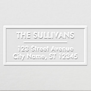 Classic Rectangle Return Address Embosser