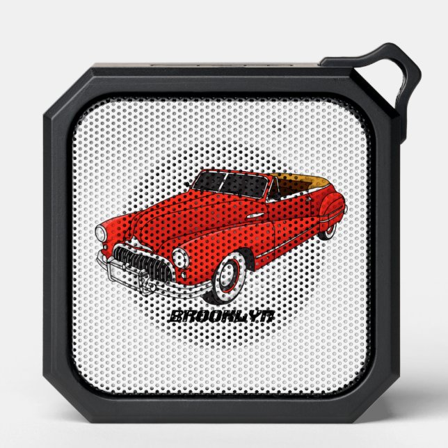 Classic red 1948 automobile bluetooth speaker (Front)