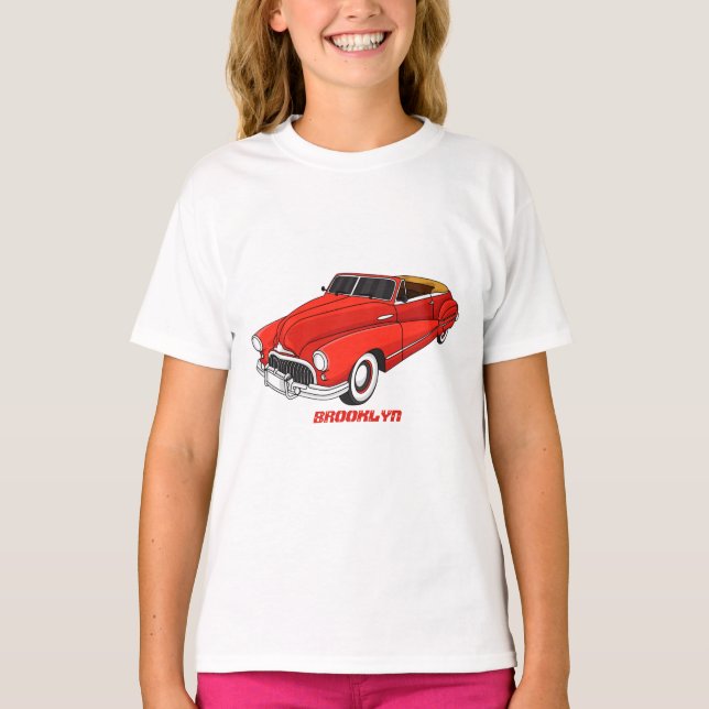 Classic red 1948 automobile  T-Shirt (Front)
