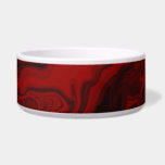 Classic Red and Black Marble Bowl<br><div class="desc">Add a classy touch to your pets meal time with this classic red and black marble pet bowl.</div>