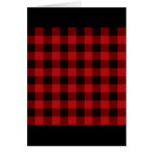 Classic red and black plaid pattern (Front)