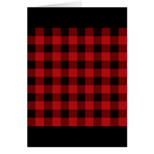 Classic red and black plaid pattern (Front)