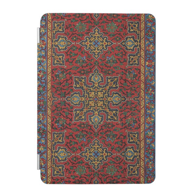 Classic Red and Blue,Persian Rug Carpet Pattern iPad Mini Cover (Front)