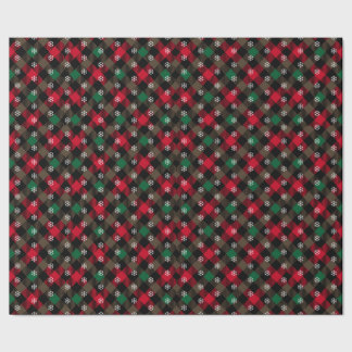 Classic Red and Green Plaid traditional Christmas Wrapping Paper