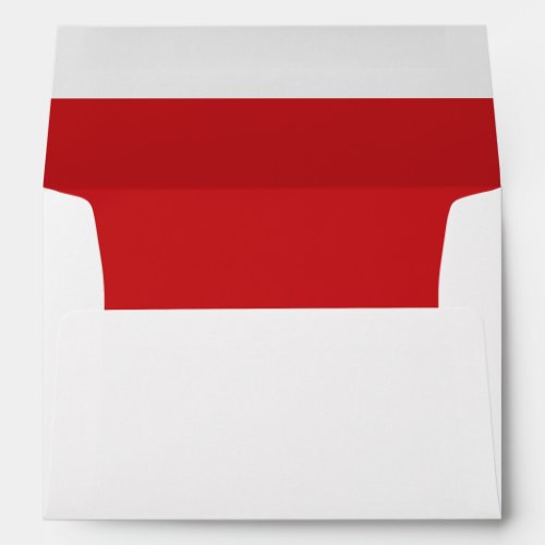 Classic Red and White Envelope