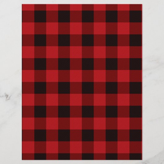 Classic red black plaid pattern (Front)