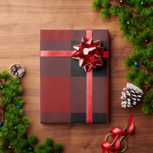 Classic Red Buffalo Plaid Wrapping Paper